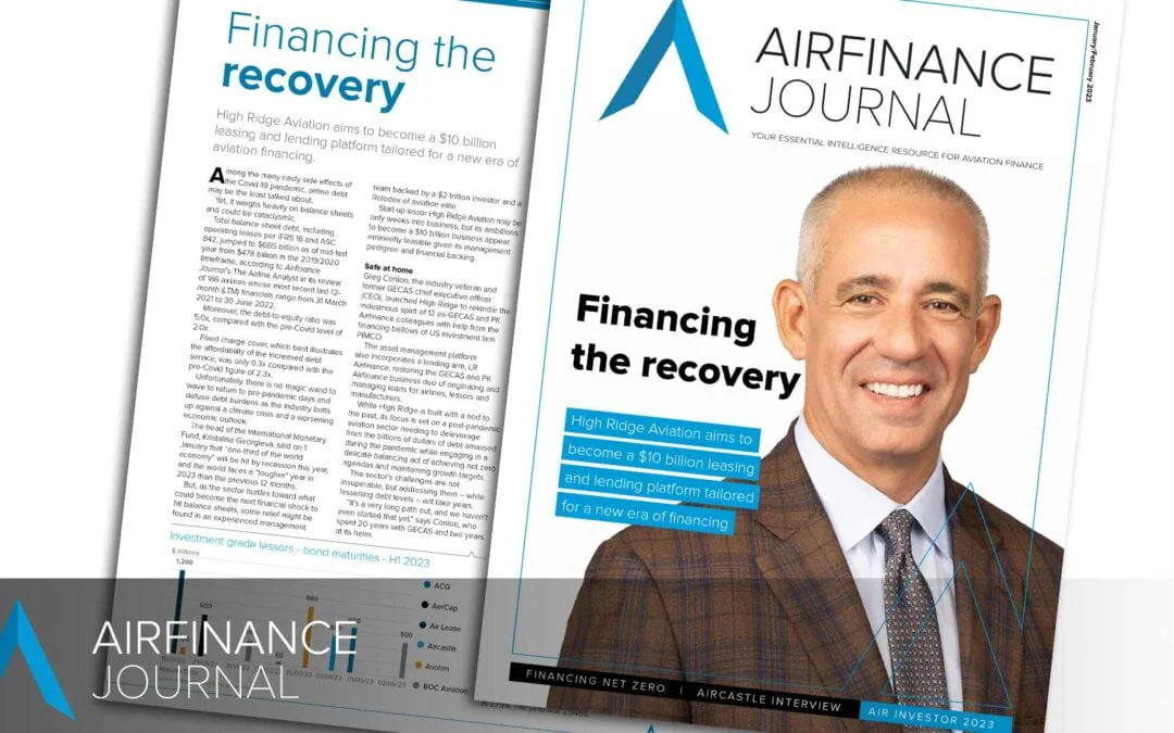 Airfinance Journal: Financing the Recovery